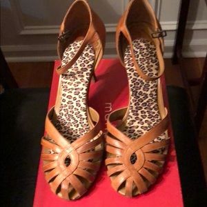 Women's Tan Heels by Maripe size 10